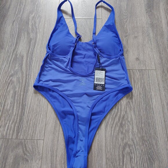 NWT Ocean Blues Low Back Thong One Piece Swimsuit - Picture 3 of 16